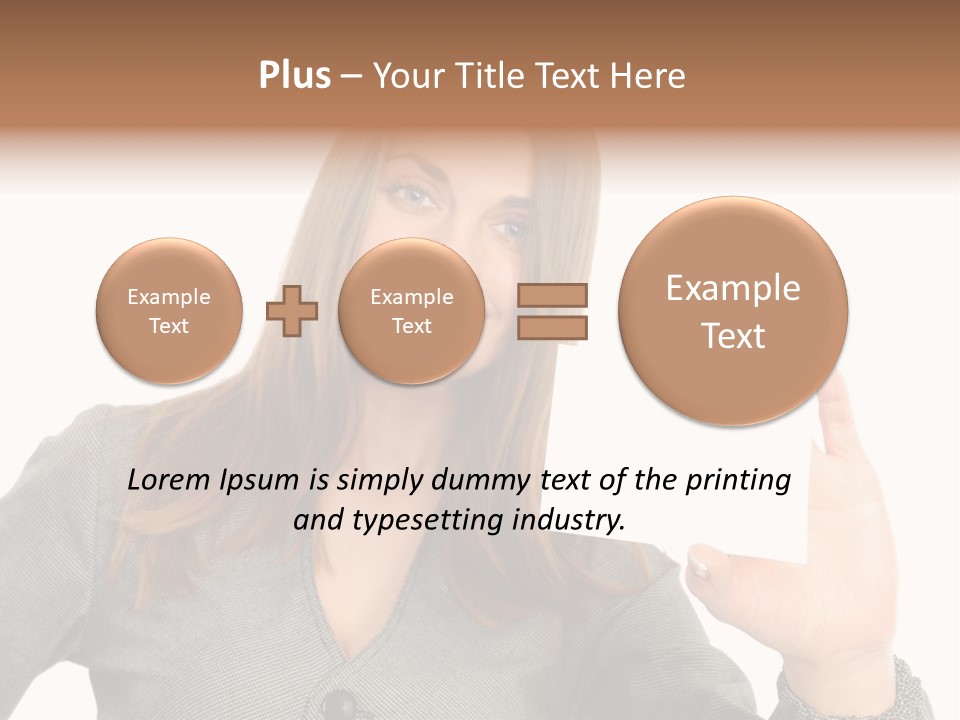 Advertisement Group Paper PowerPoint Template