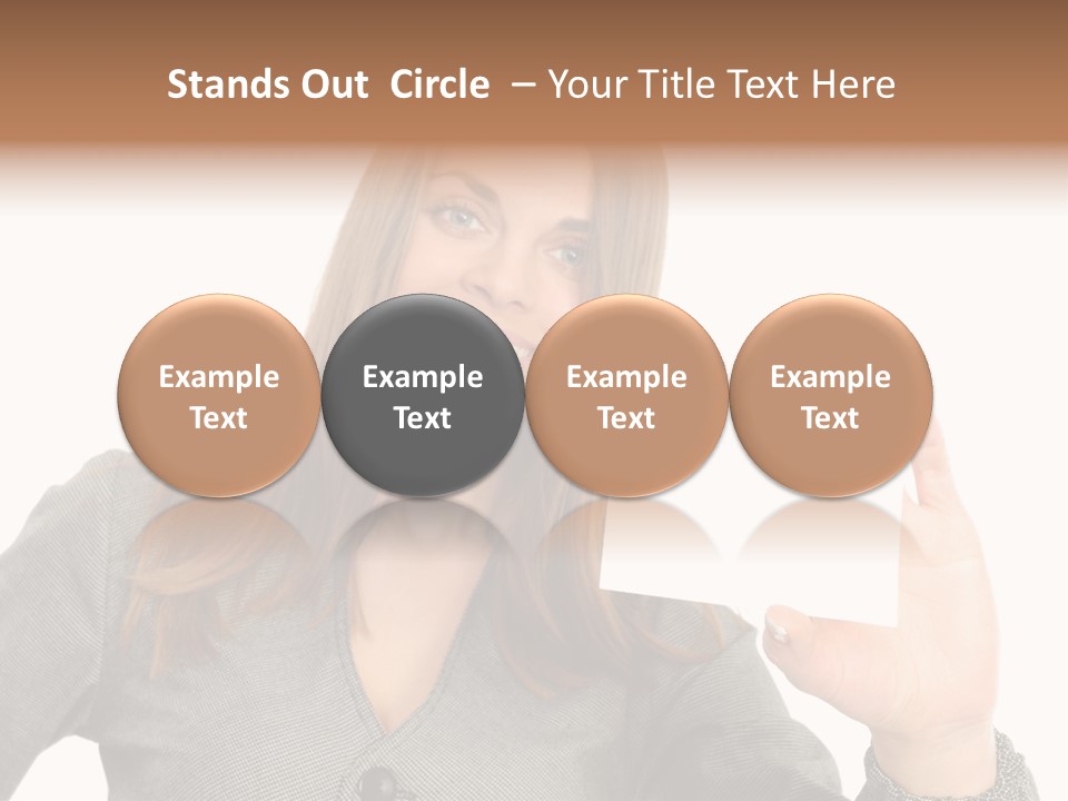 Advertisement Group Paper PowerPoint Template