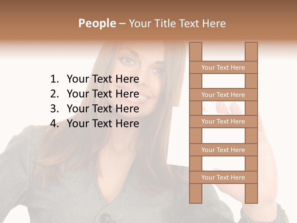 Advertisement Group Paper PowerPoint Template