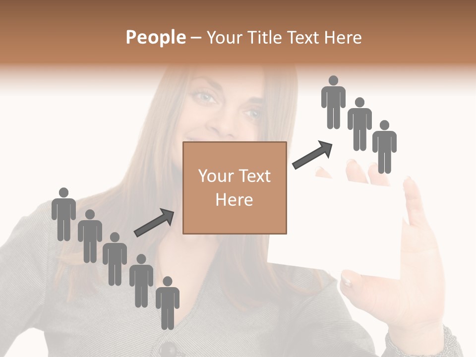 Advertisement Group Paper PowerPoint Template