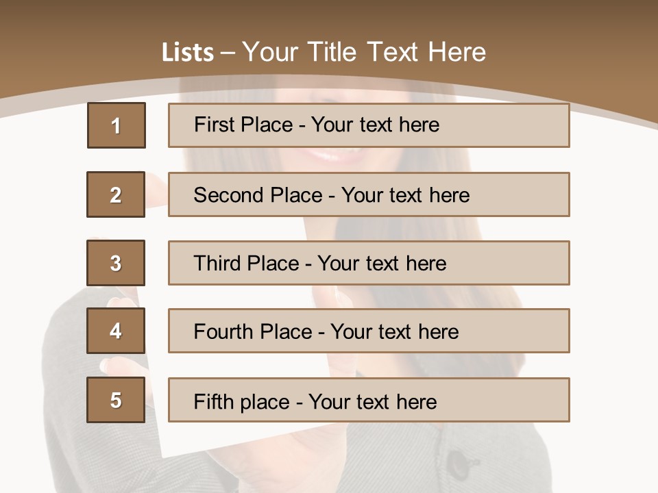 Girl  Young PowerPoint Template