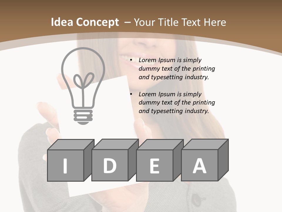 Girl  Young PowerPoint Template