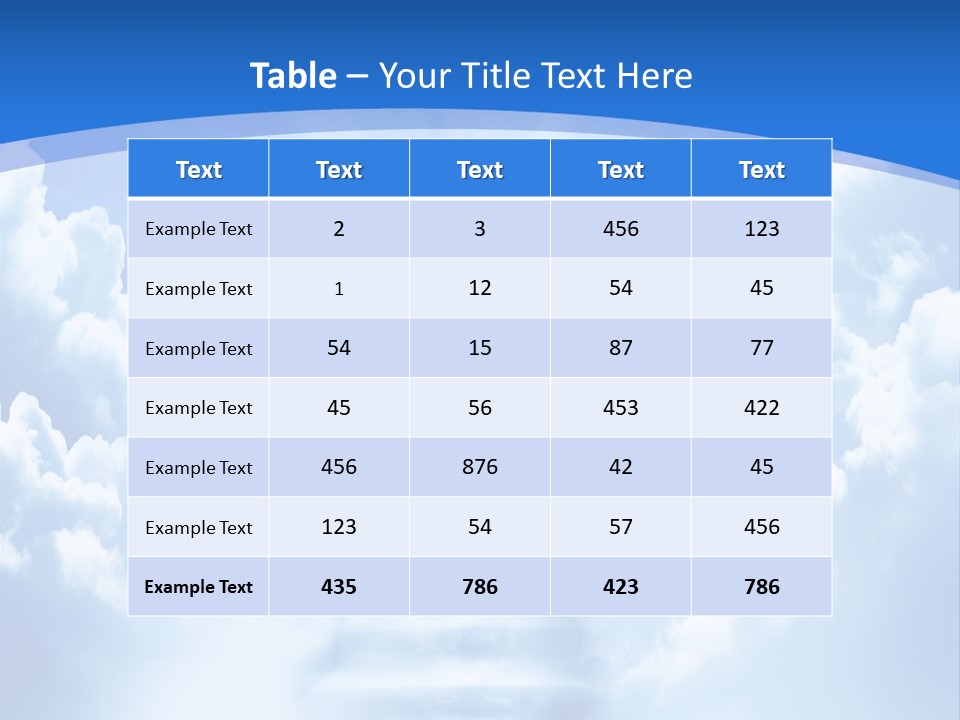 A Stairway Leading To The Sky With Clouds In The Background PowerPoint Template