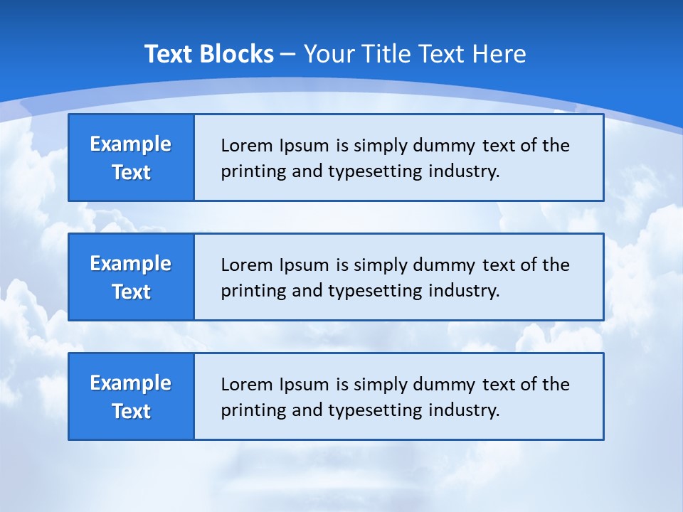 A Stairway Leading To The Sky With Clouds In The Background PowerPoint Template