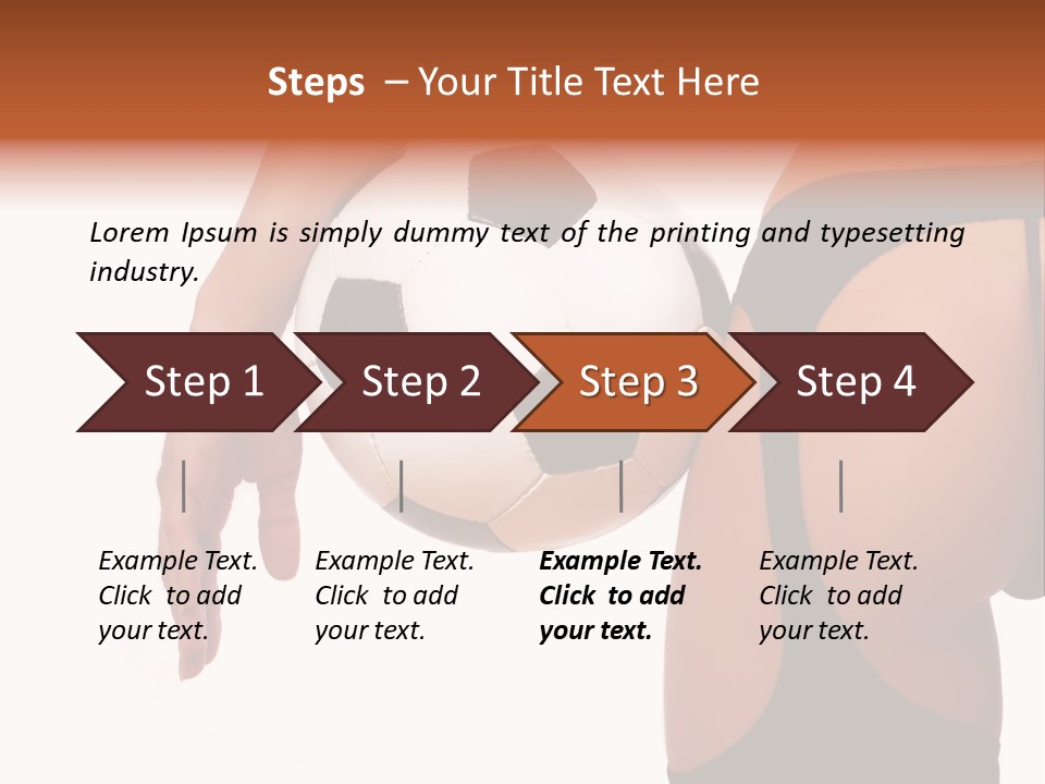 Youth Person Foot PowerPoint Template
