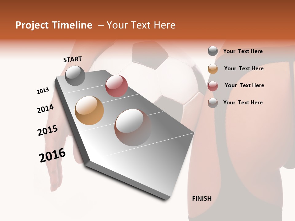 Youth Person Foot PowerPoint Template