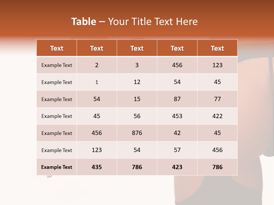 Youth Person Foot PowerPoint Template