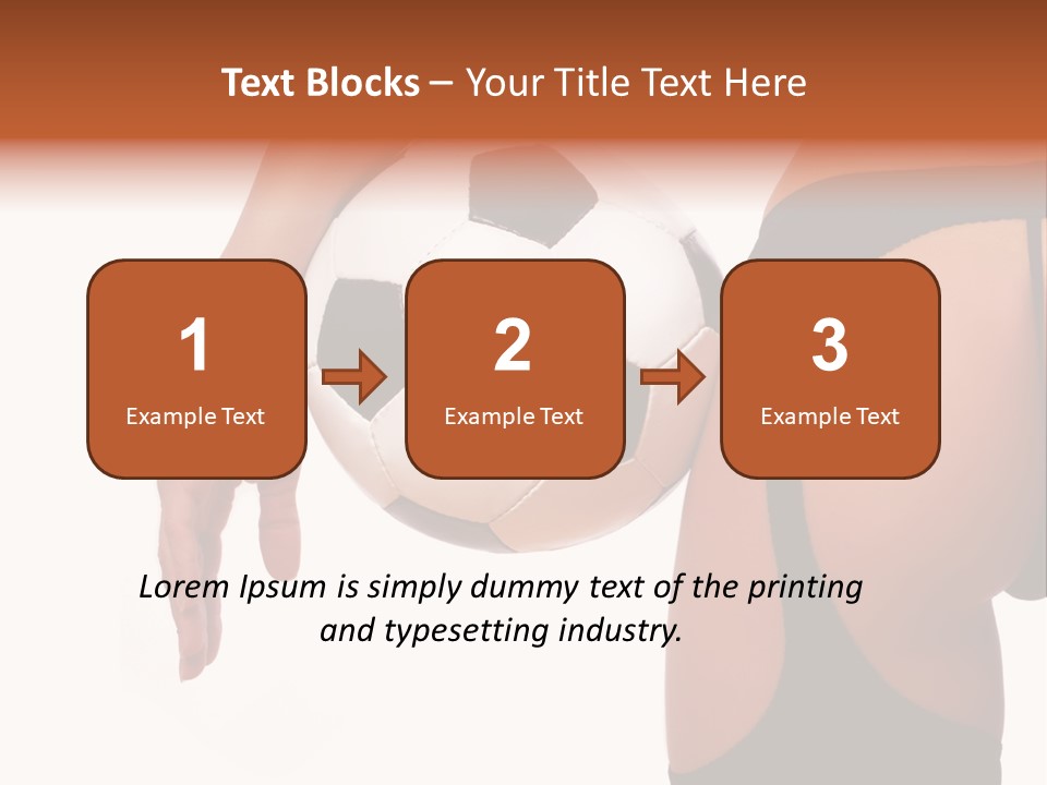 Youth Person Foot PowerPoint Template