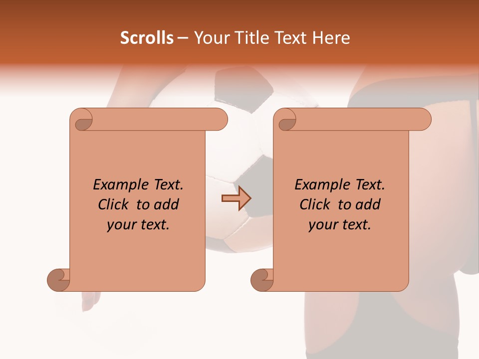 Youth Person Foot PowerPoint Template