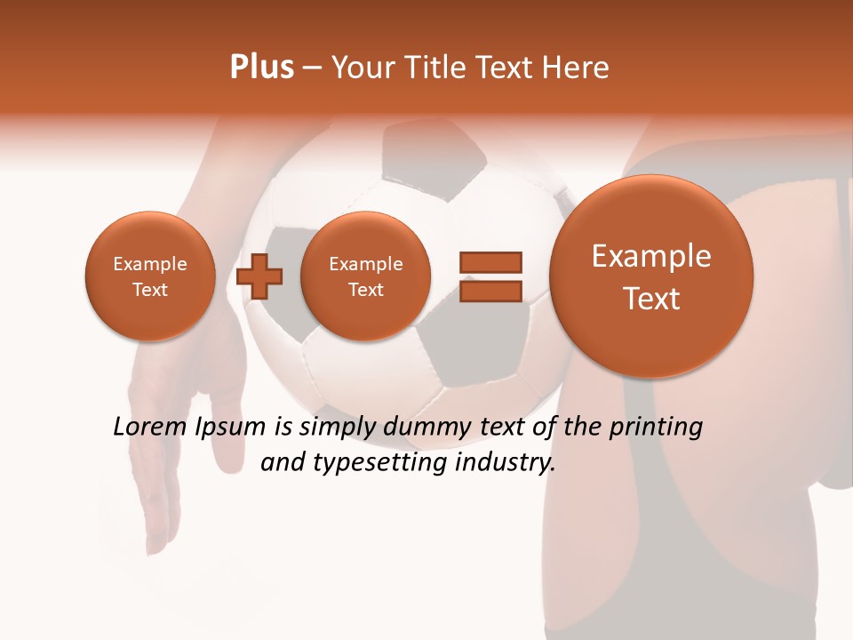 Youth Person Foot PowerPoint Template