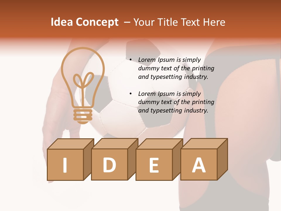 Youth Person Foot PowerPoint Template