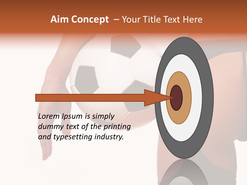 Youth Person Foot PowerPoint Template