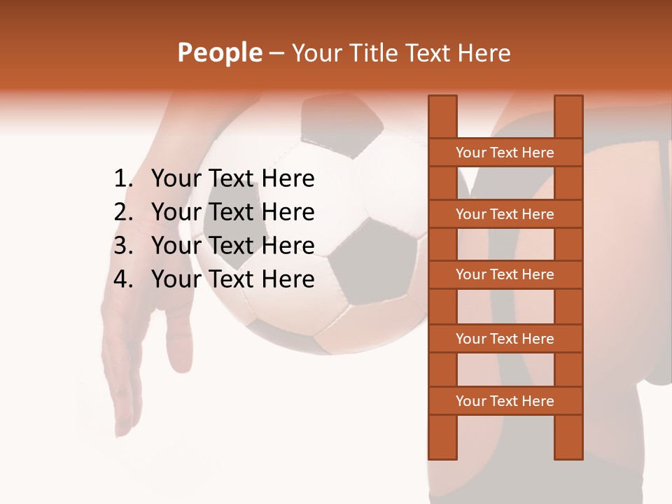 Youth Person Foot PowerPoint Template