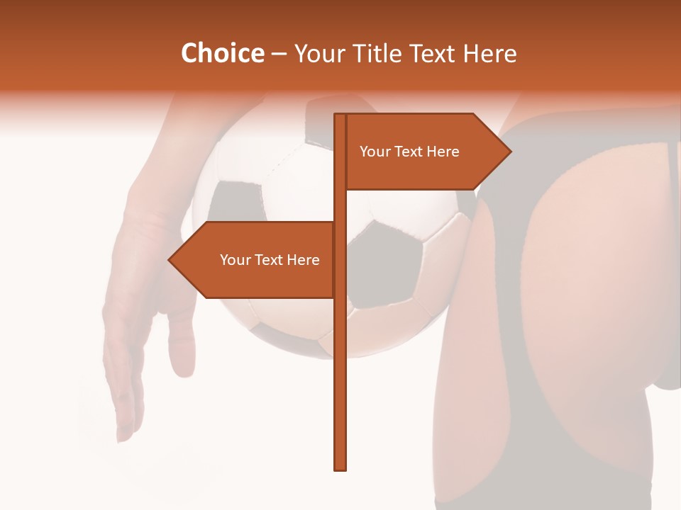 Youth Person Foot PowerPoint Template