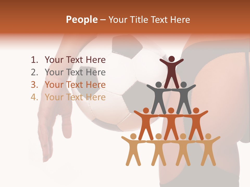 Youth Person Foot PowerPoint Template