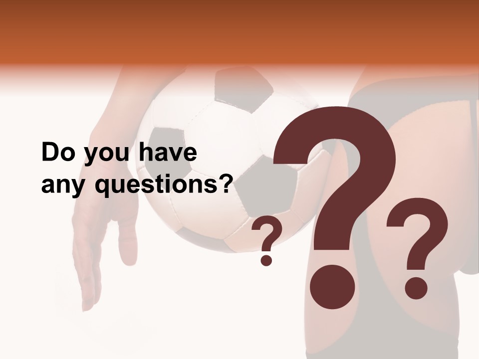 Youth Person Foot PowerPoint Template