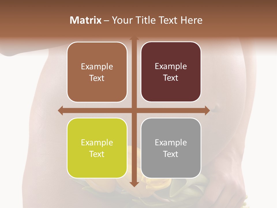 Daddy Belly Expecting PowerPoint Template