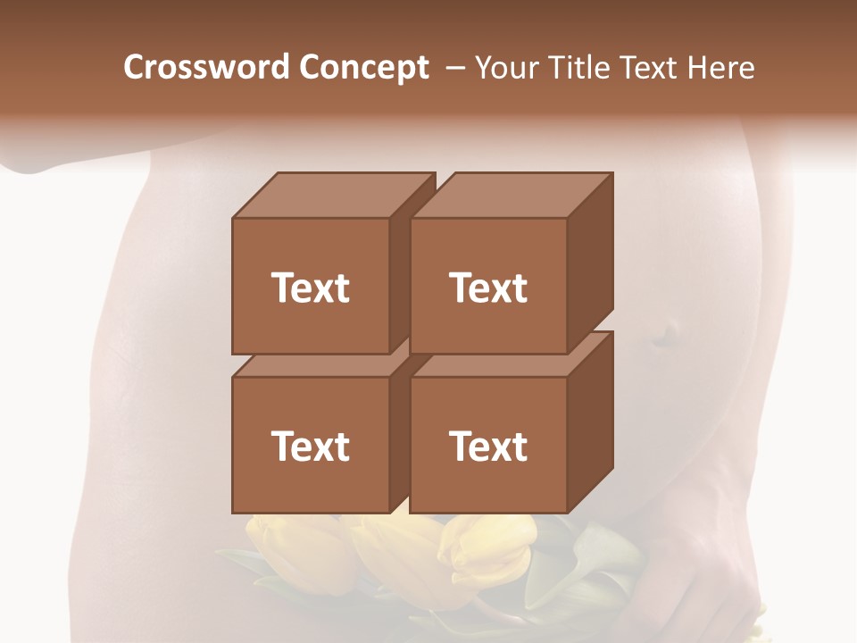 Daddy Belly Expecting PowerPoint Template