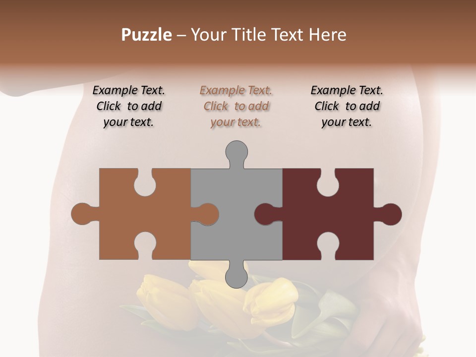 Daddy Belly Expecting PowerPoint Template