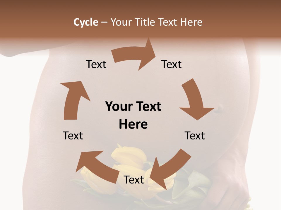 Daddy Belly Expecting PowerPoint Template