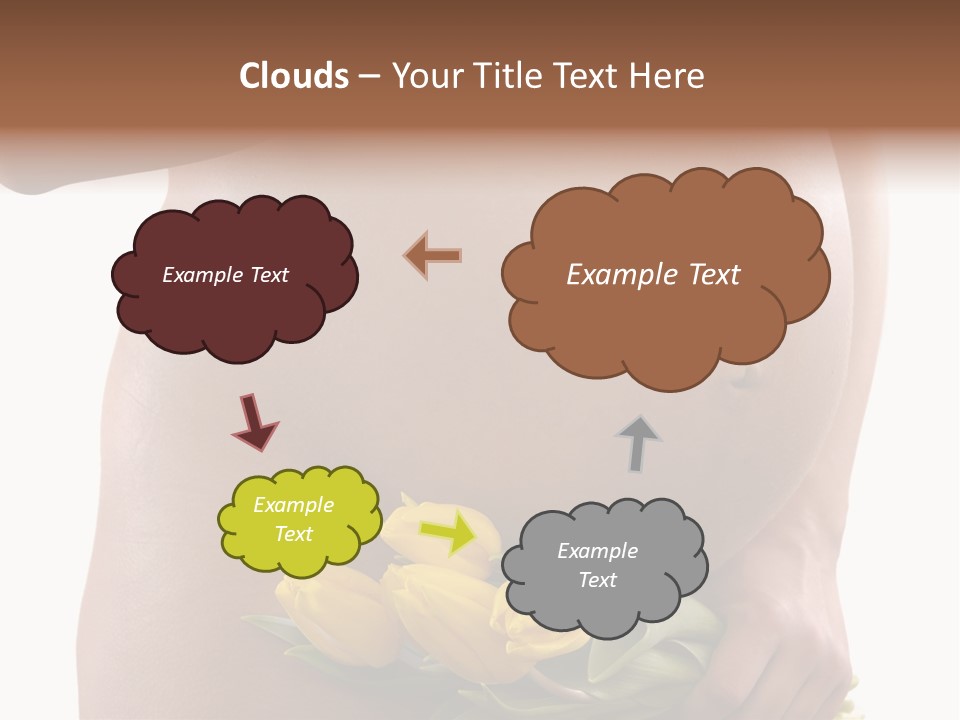 Daddy Belly Expecting PowerPoint Template