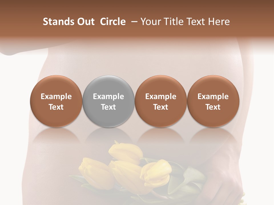 Daddy Belly Expecting PowerPoint Template