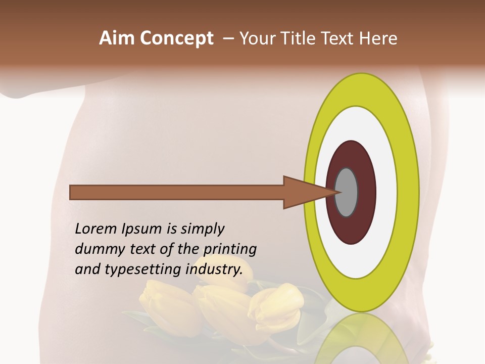 Daddy Belly Expecting PowerPoint Template