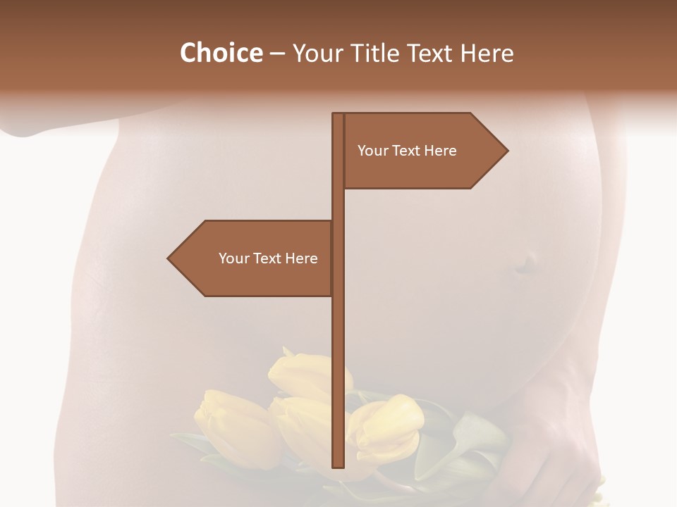 Daddy Belly Expecting PowerPoint Template