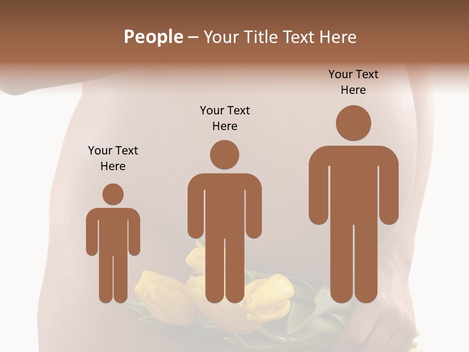 Daddy Belly Expecting PowerPoint Template