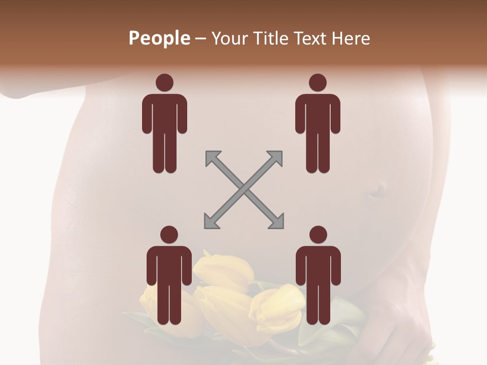 Daddy Belly Expecting PowerPoint Template