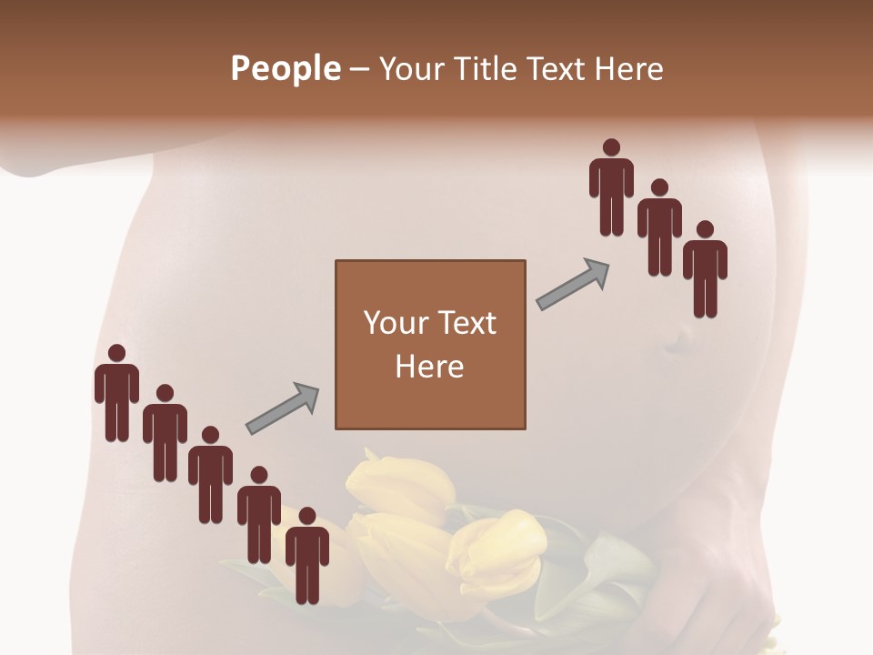 Daddy Belly Expecting PowerPoint Template