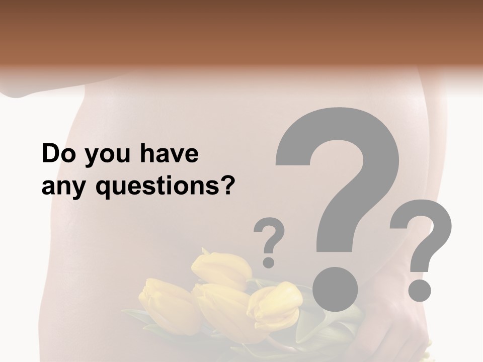 Daddy Belly Expecting PowerPoint Template