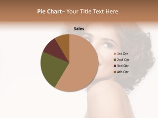 Lady Face Hands PowerPoint Template