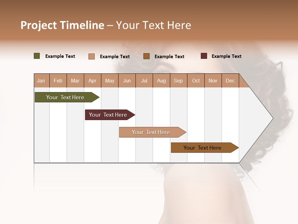 Lady Face Hands PowerPoint Template