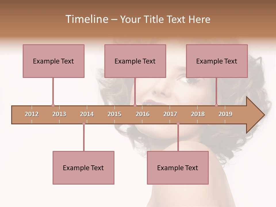 Lady Face Hands PowerPoint Template