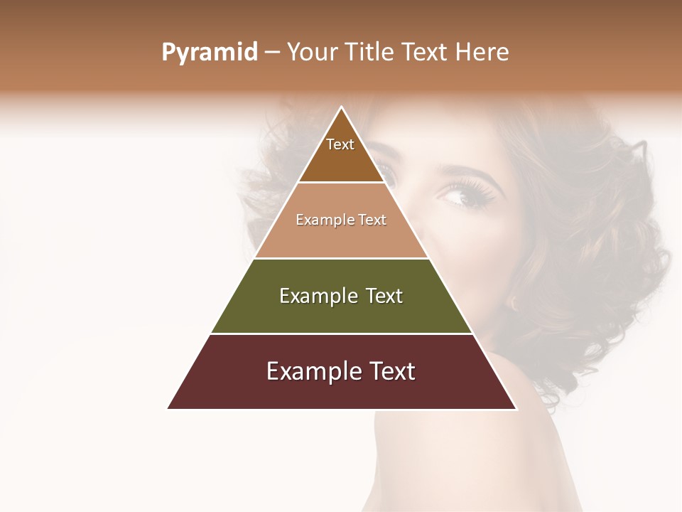 Lady Face Hands PowerPoint Template