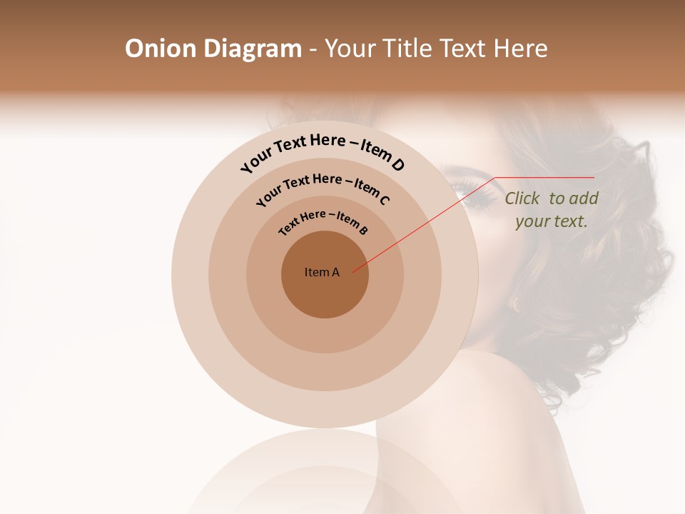 Lady Face Hands PowerPoint Template