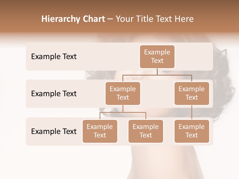 Lady Face Hands PowerPoint Template