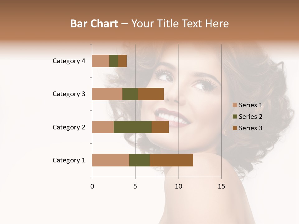 Lady Face Hands PowerPoint Template