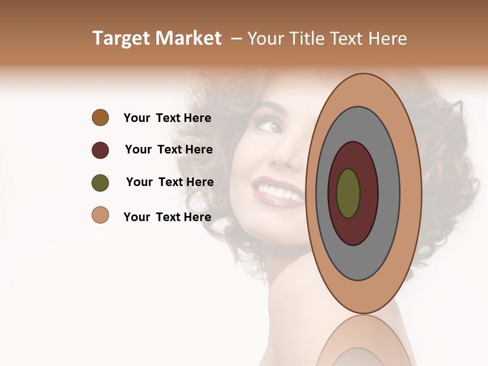 Lady Face Hands PowerPoint Template