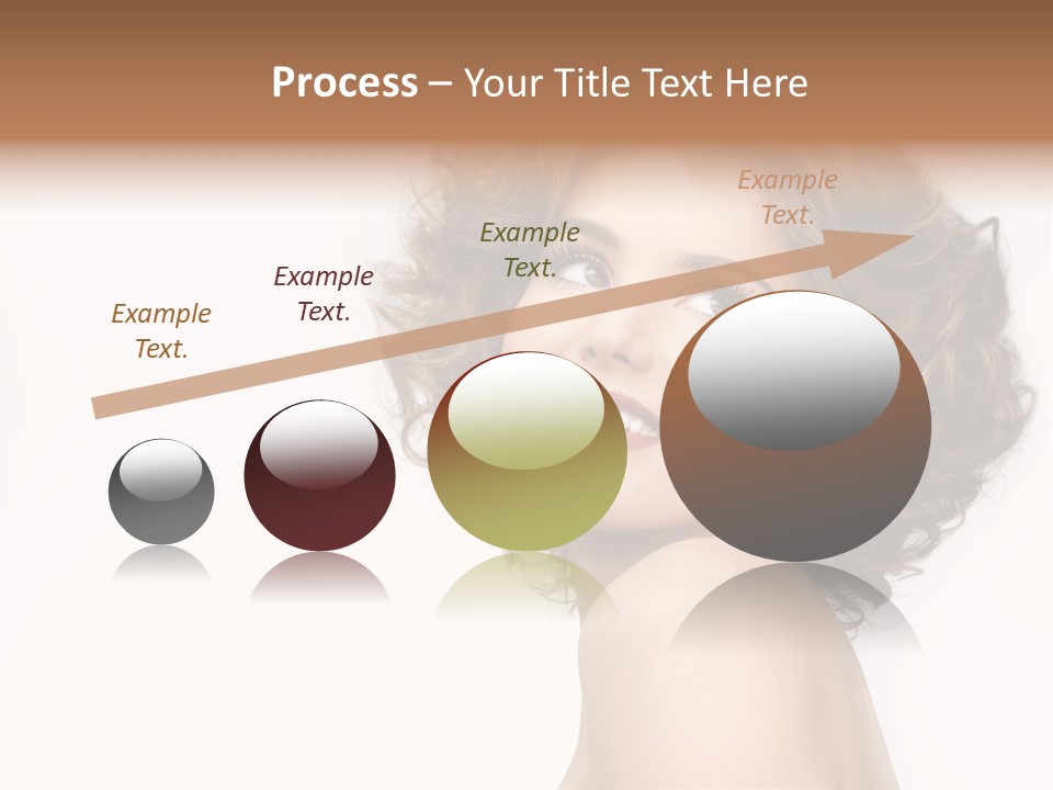 Lady Face Hands PowerPoint Template