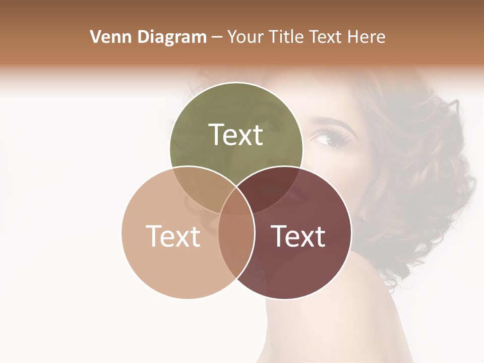 Lady Face Hands PowerPoint Template