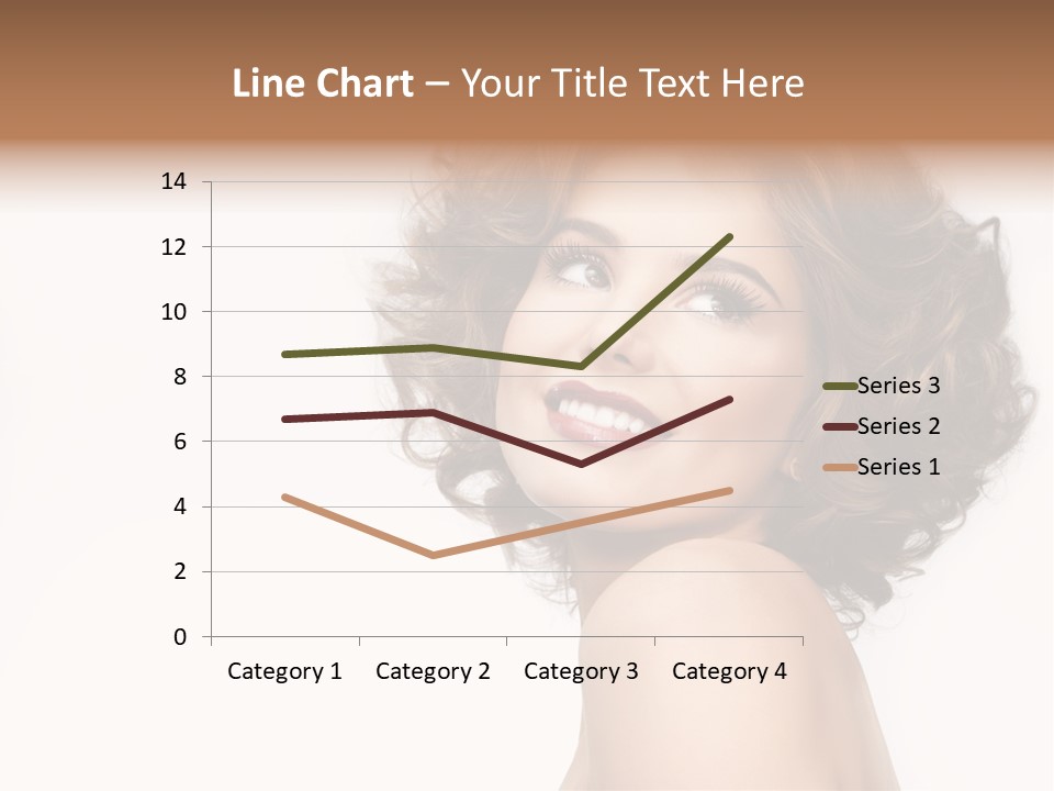 Lady Face Hands PowerPoint Template