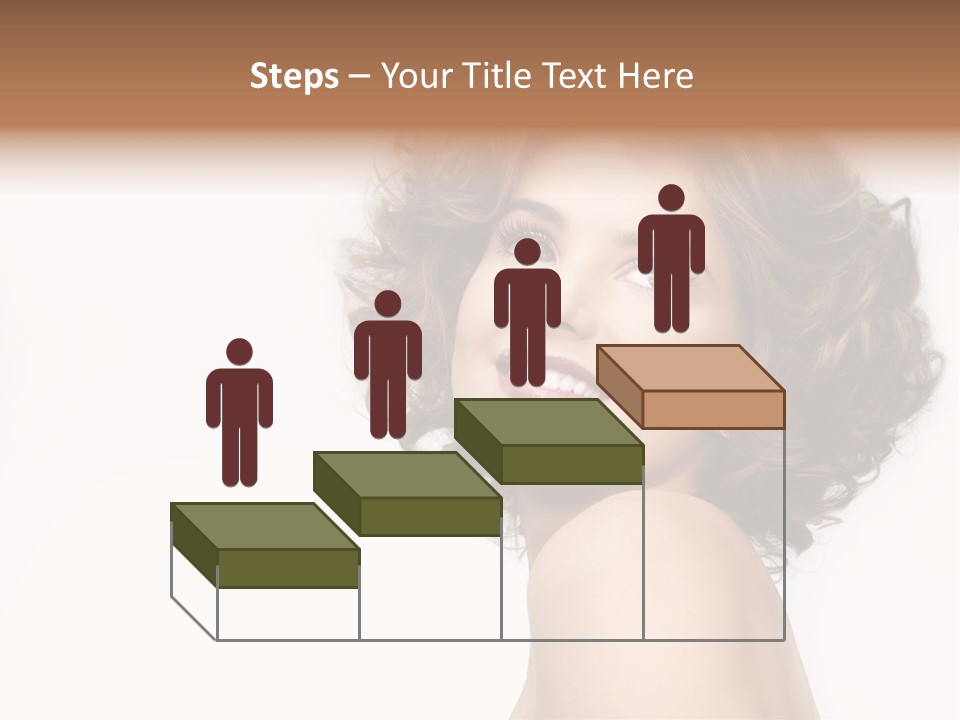 Lady Face Hands PowerPoint Template
