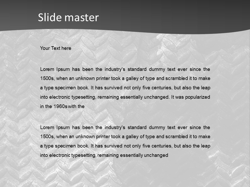 A Black And White Photo Of A Man's Face PowerPoint Template