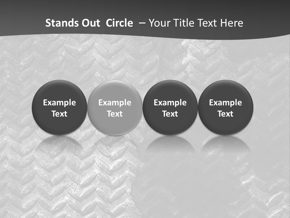 A Black And White Photo Of A Man's Face PowerPoint Template