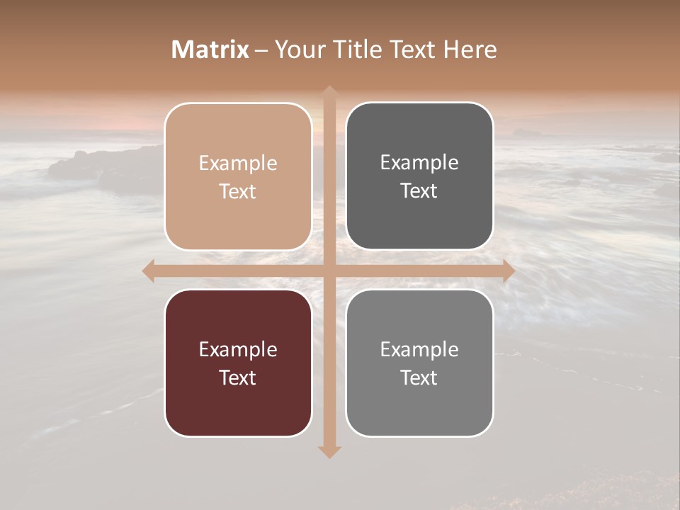 Image Focus Hole PowerPoint Template