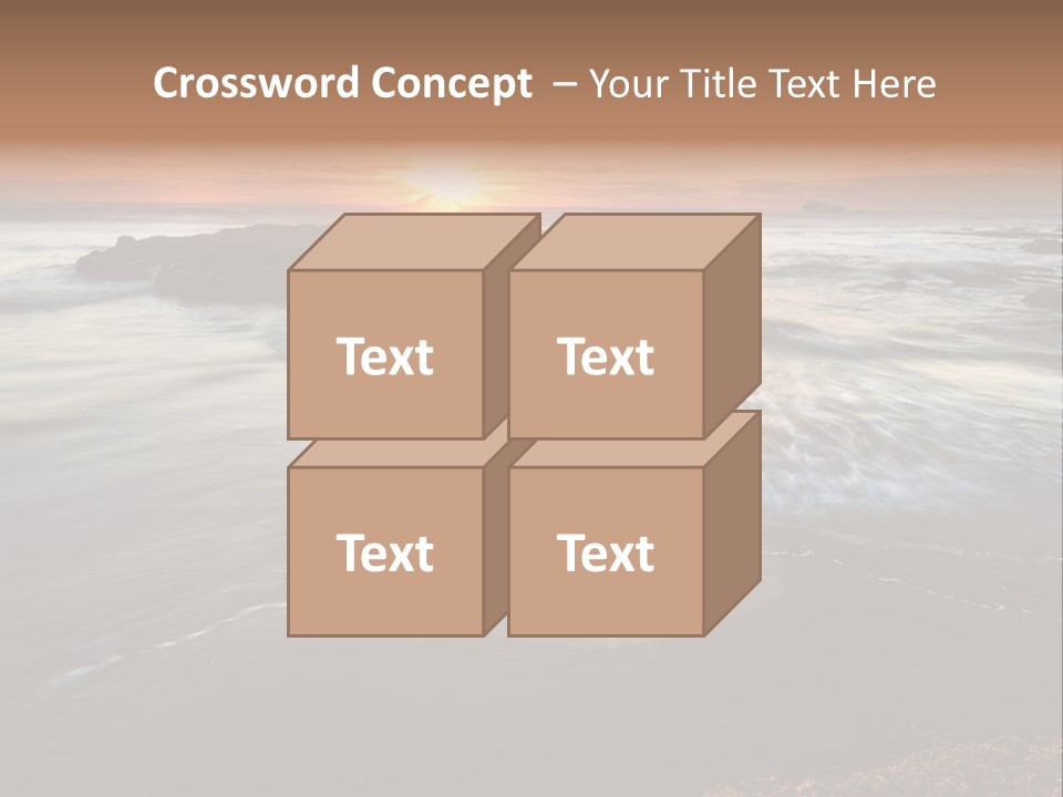 Image Focus Hole PowerPoint Template