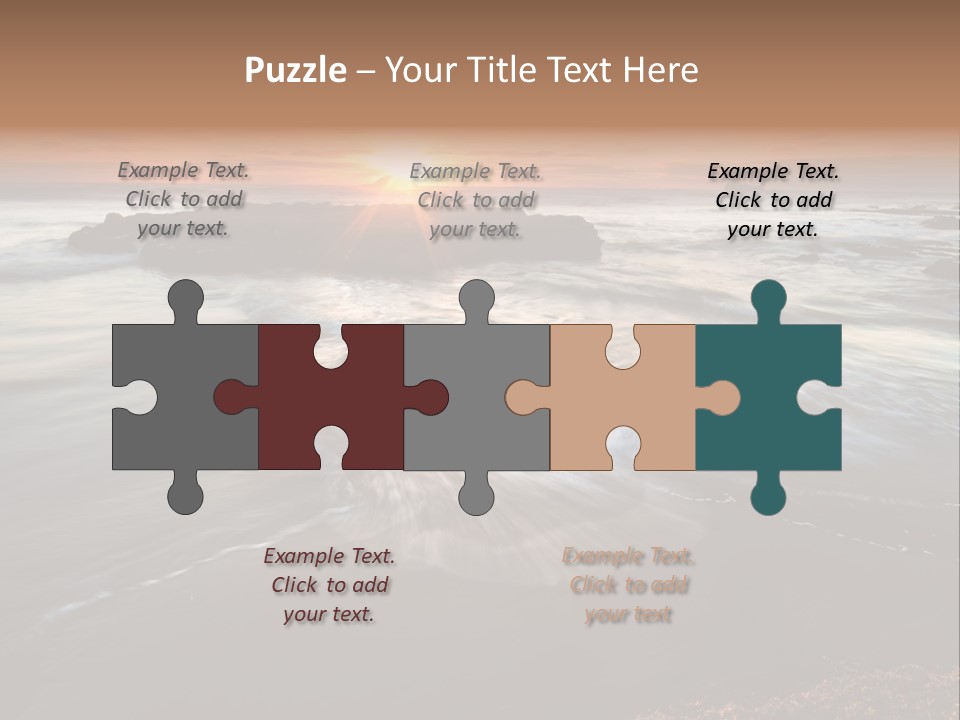 Image Focus Hole PowerPoint Template