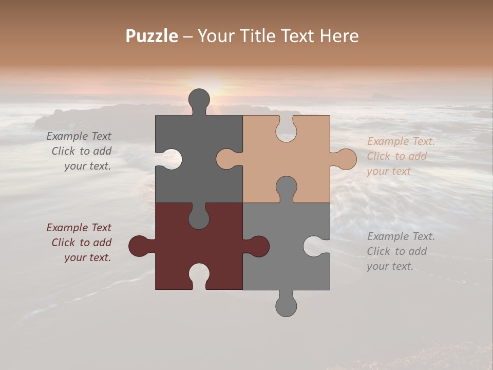 Image Focus Hole PowerPoint Template